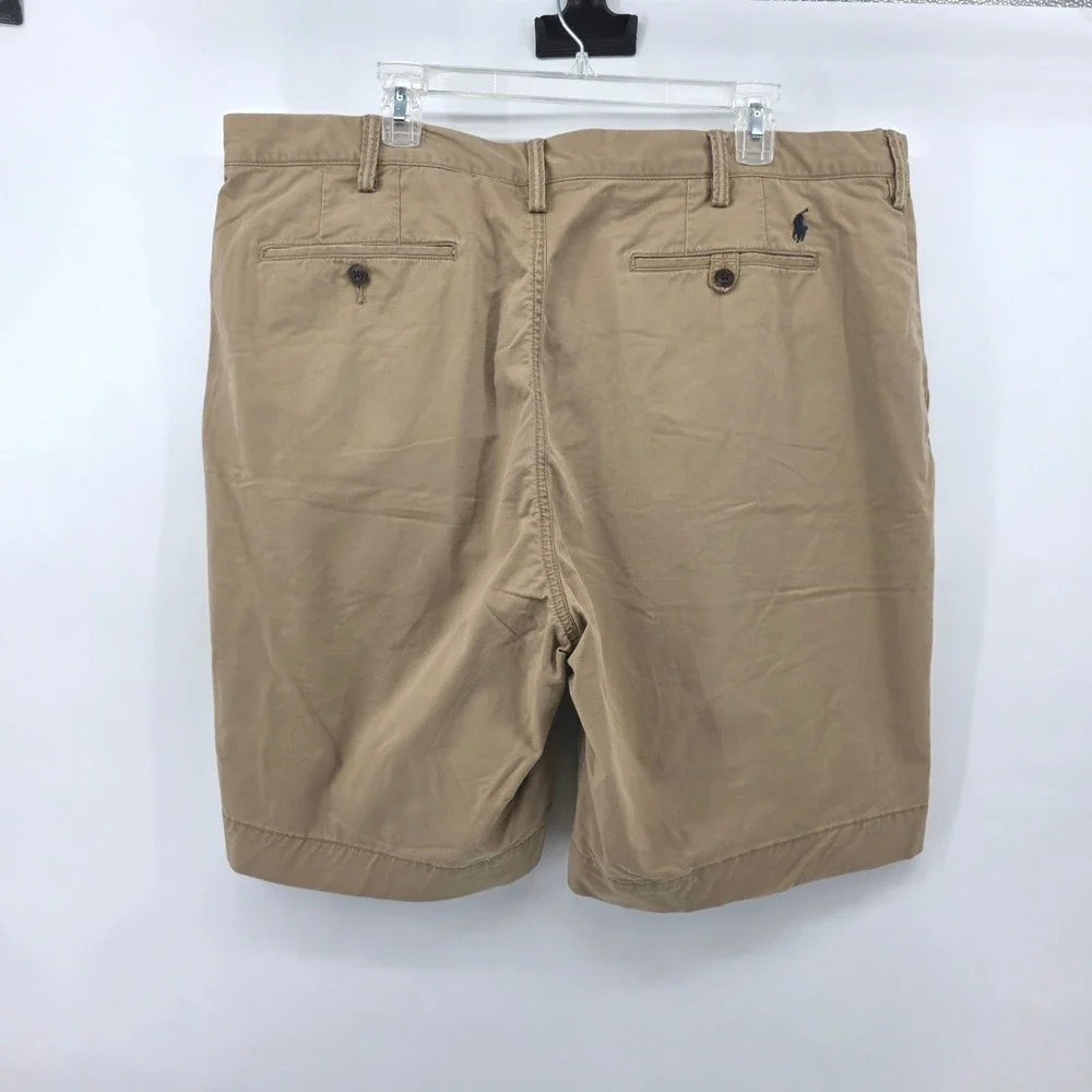 Polo Ralph Lauren Mens Khaki Stretch Classic Fit Chino Shorts Size 40